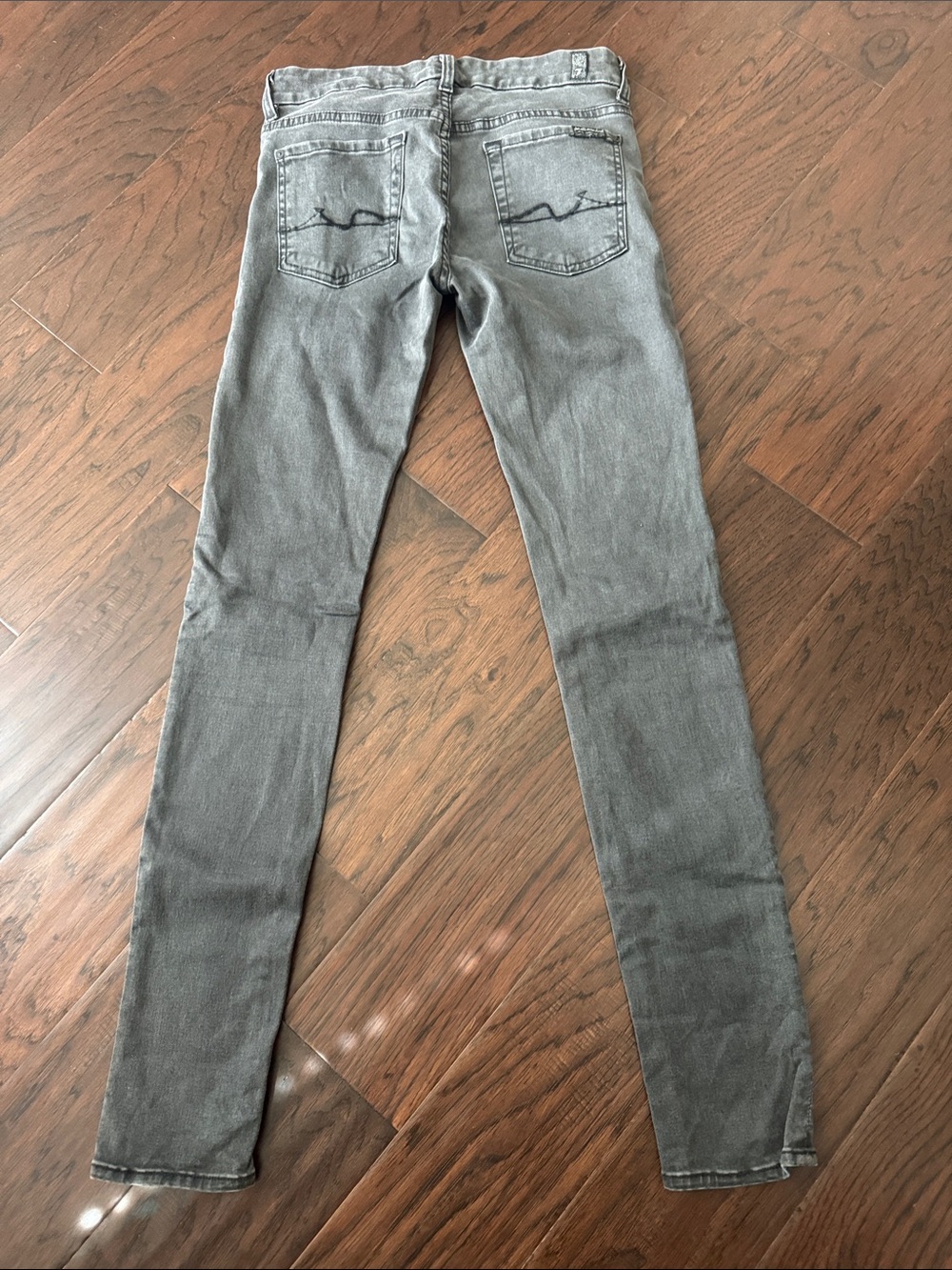 7 For All Mankind Women's Skinny Jeans in Gray